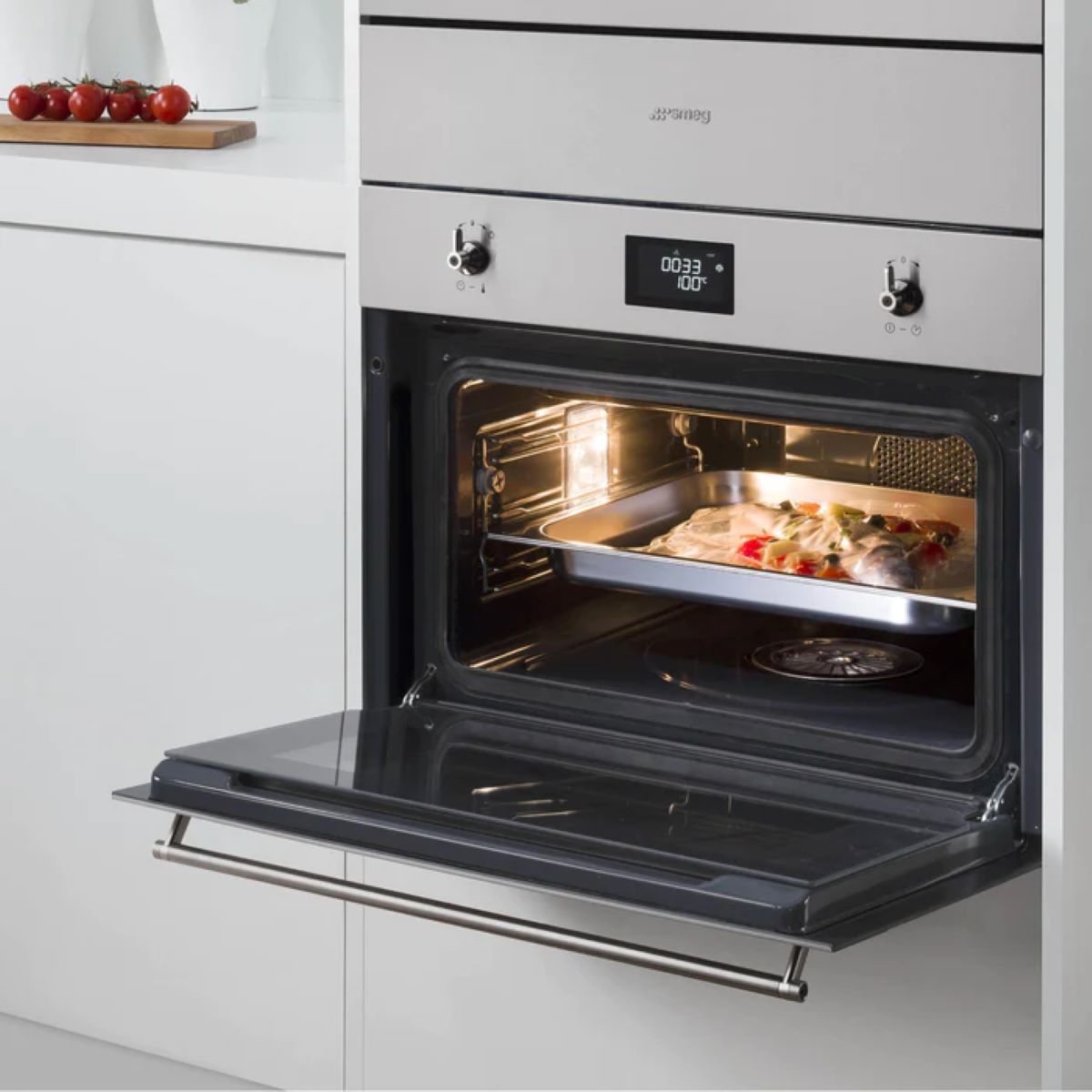 HORNO SMEG CLASSICA VAPOR 45 MODELO SF4390VCX1 - 2