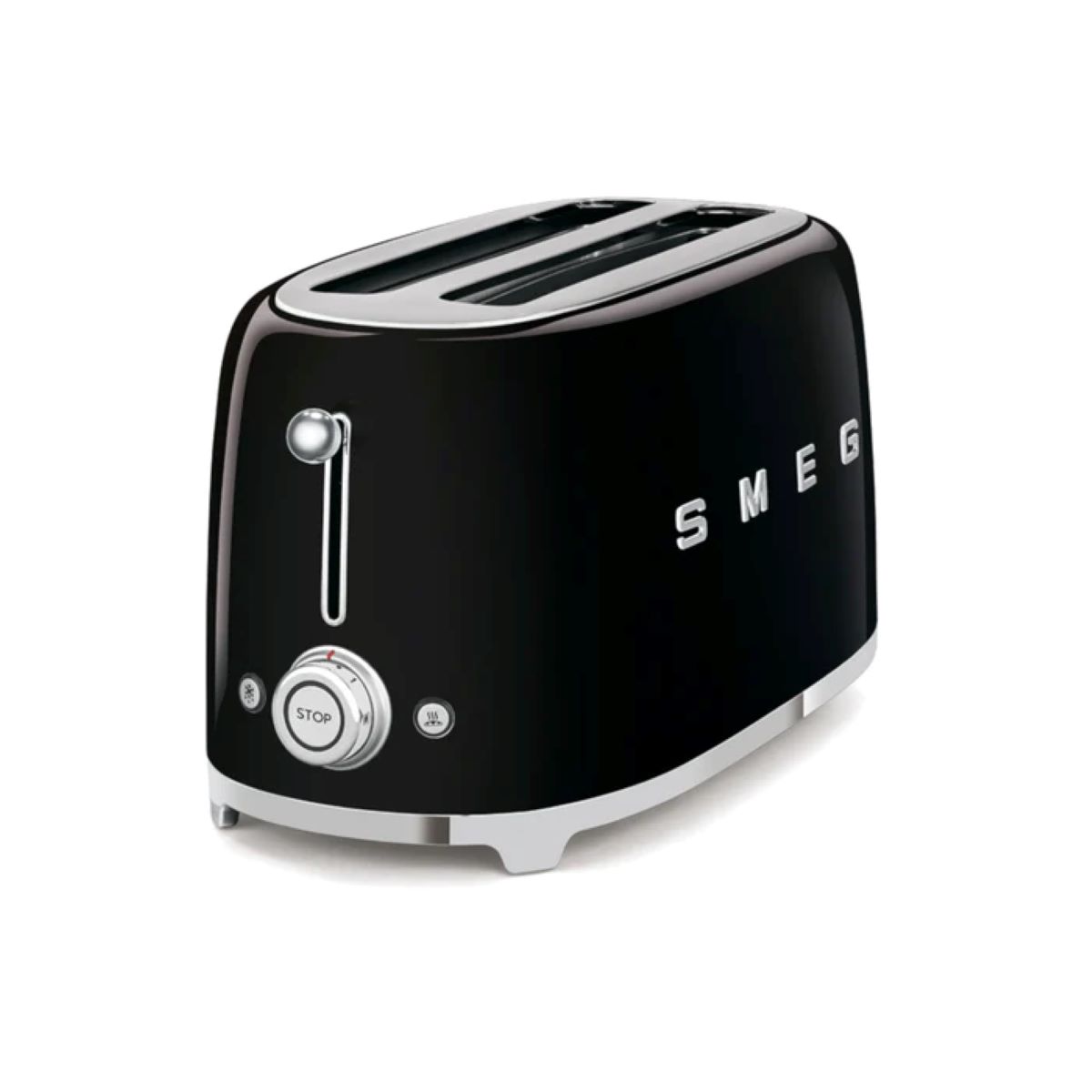 TOSTADOR SMEG 4 PANES NEGRO MODELO TSF02BLEU - 2