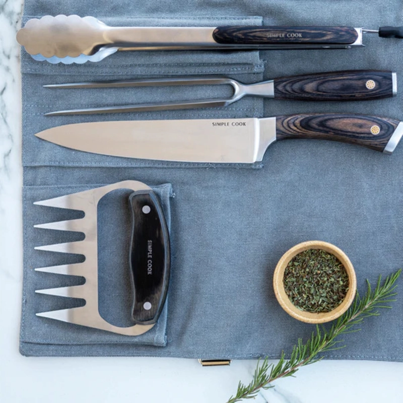 SET ESTUCHE ACCESORIOS BBQ SIMPLECOOK - 3