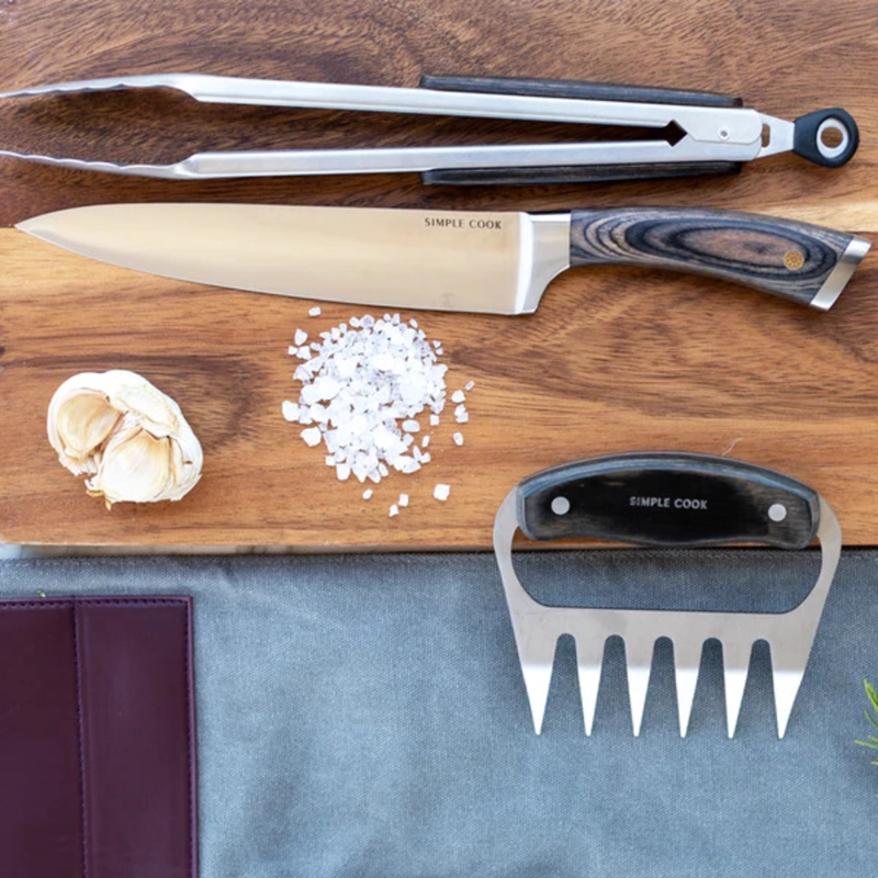 SET ESTUCHE ACCESORIOS BBQ SIMPLECOOK - 4