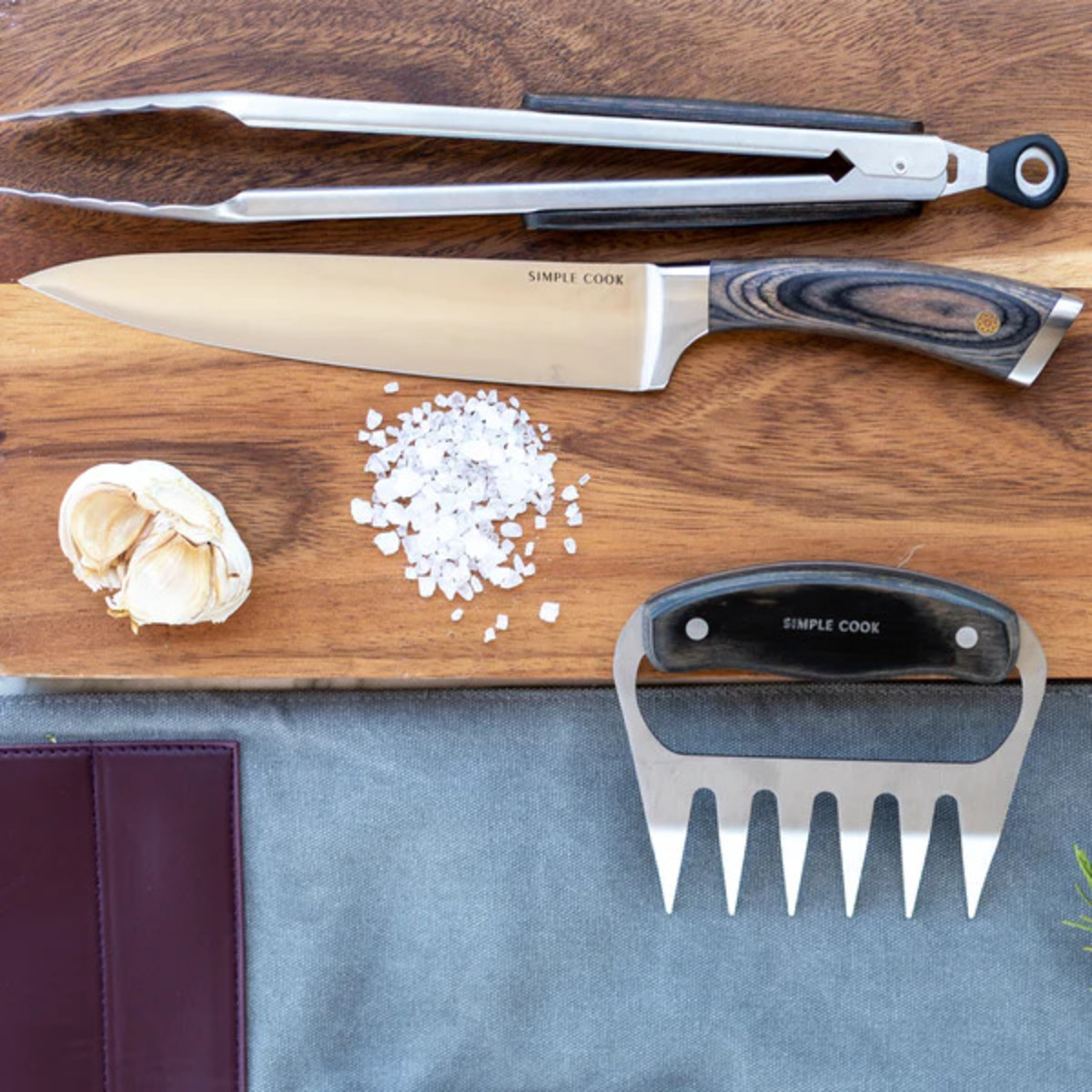 SET ESTUCHE ACCESORIOS BBQ SIMPLECOOK - 4