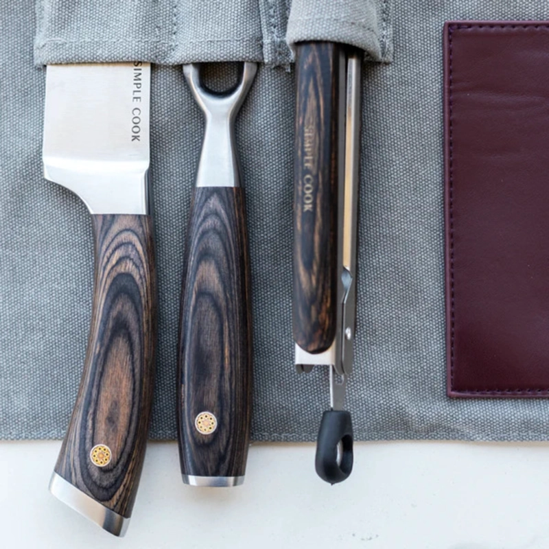 SET ESTUCHE ACCESORIOS BBQ SIMPLECOOK - 6
