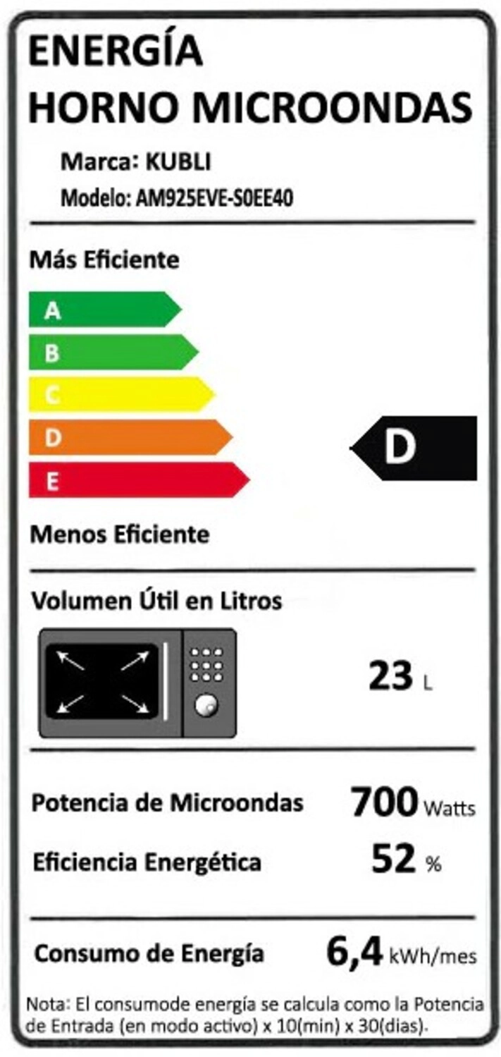 MICROONDAS KUBLI IT NEU - 8