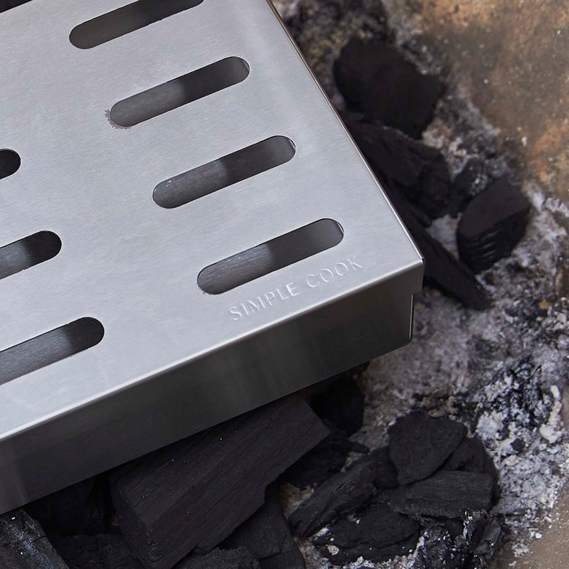 CAJA AHUMADORA SIMPLE COOK SMOKKY ACERO INOXIDABLE - 6