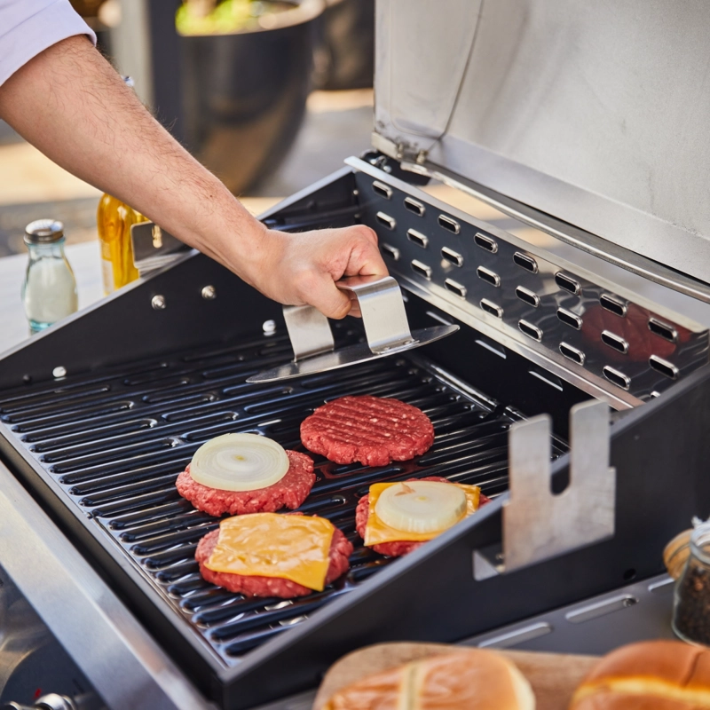 PRENSADOR DE HAMBURGUESAS SIMPLE COOK SMOKKY - 4