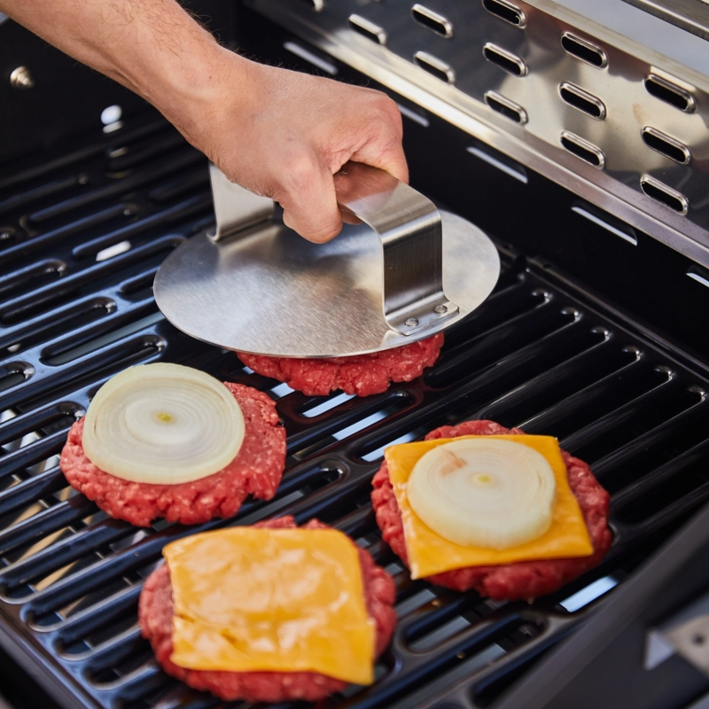 PRENSADOR DE HAMBURGUESAS SIMPLE COOK SMOKKY - 5
