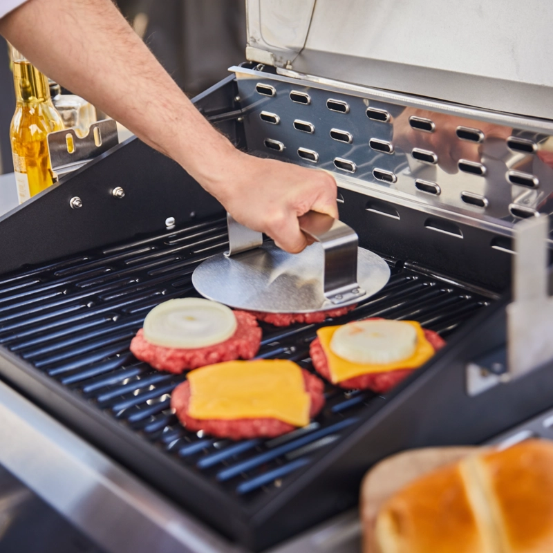 PRENSADOR DE HAMBURGUESAS SIMPLE COOK SMOKKY - 6