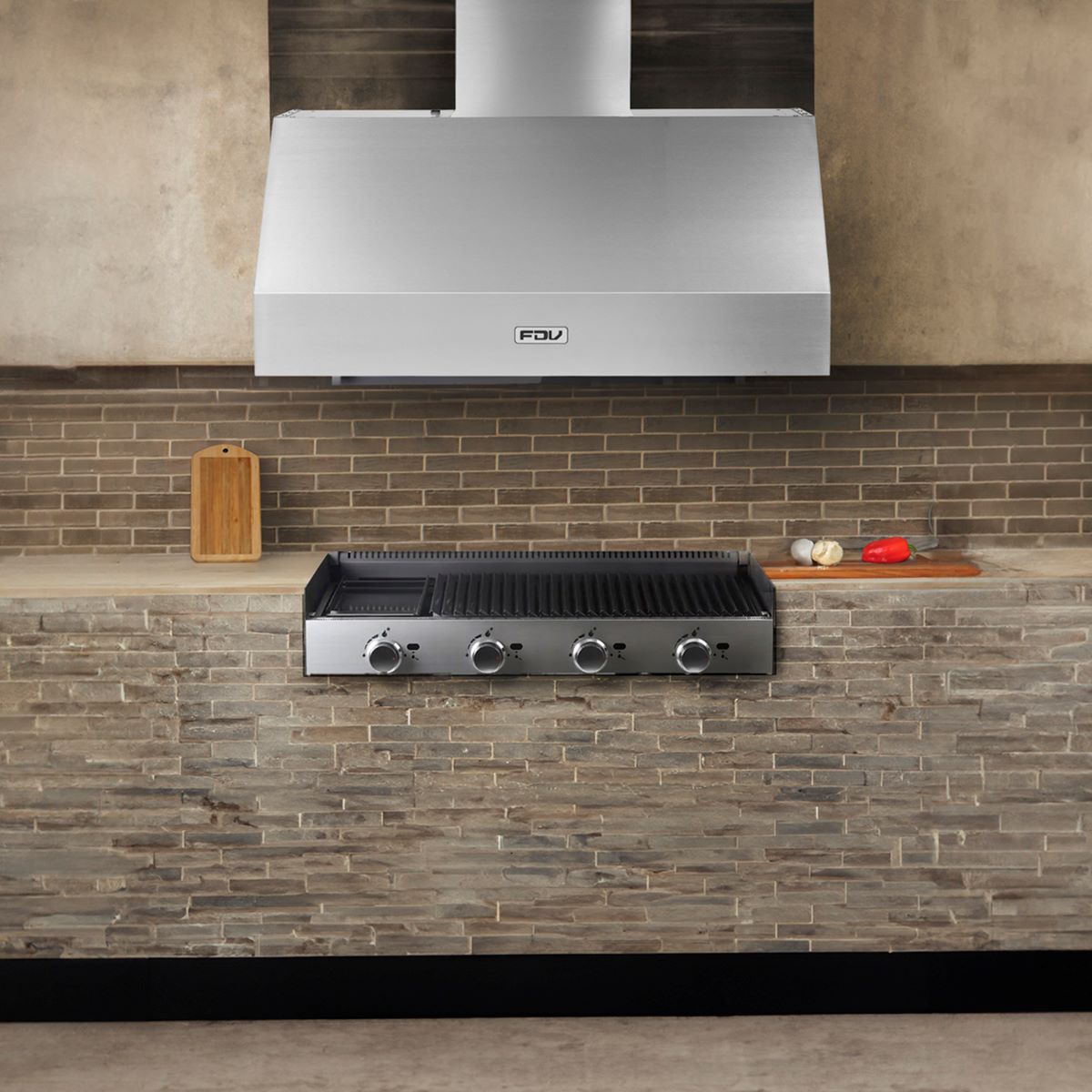CAMPANA DE PARED QUINCHO BBQ 105CM FDV - 6