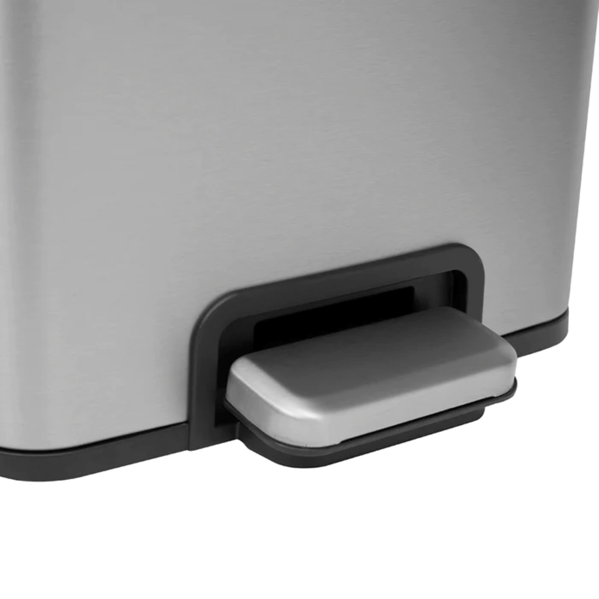BASURERO EKO MADISON RECTANGULAR PEDAL SS 12L - 6