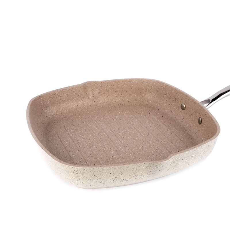 GRILL CUADRADO GRANITA 28 CMS KORKMAZ - 1