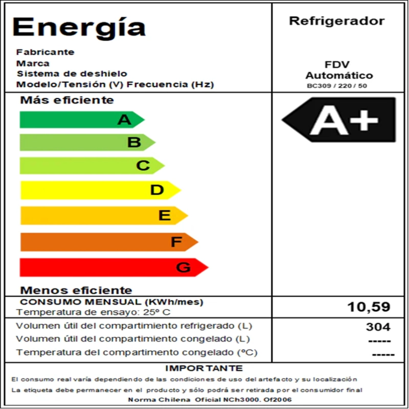 REFRIGERADOR IT FDV ARTIC - 3