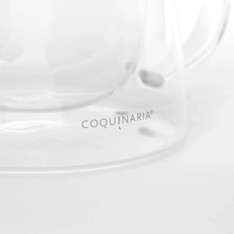 SET 2 MUGS DE VIDRIO 250ML COQUINARIA - 2