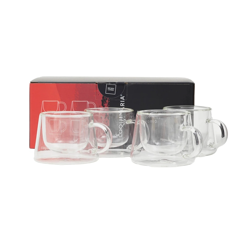 SET 4 TAZAS DE ESPRESSO 80 ML COQUINARIA - 4
