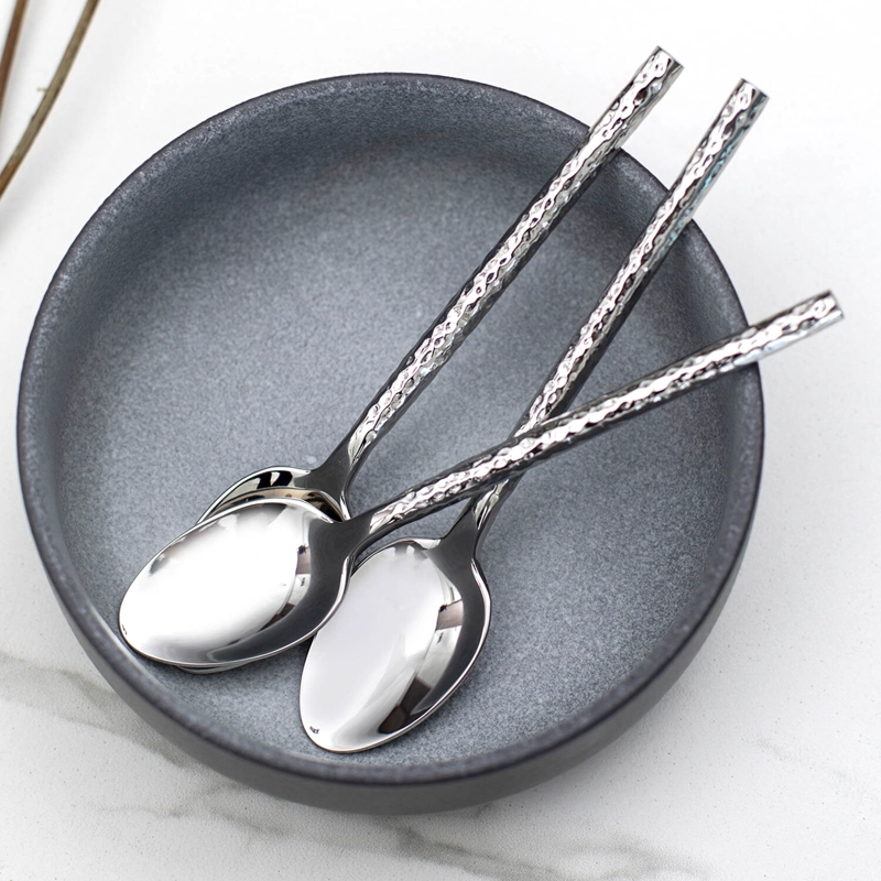 SET DE CUCHILLERIA HAMMERED PARA 4 PERSONAS 28PZS COQUINARIA - 3