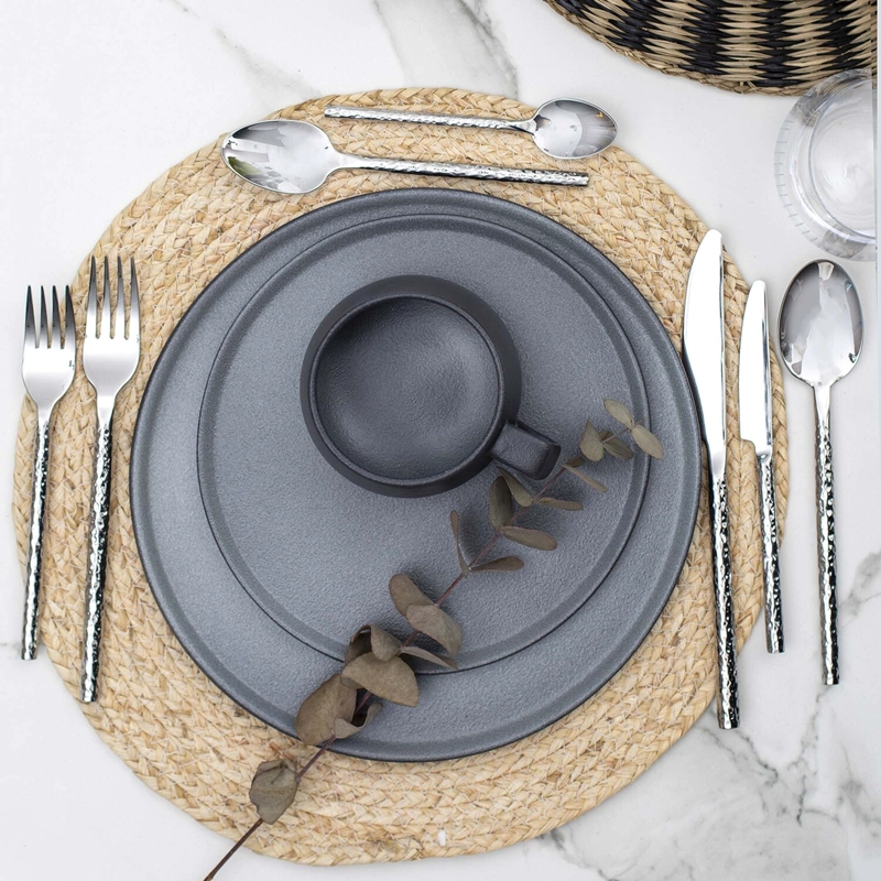 SET DE CUCHILLERIA HAMMERED PARA 4 PERSONAS 28PZS COQUINARIA - 4