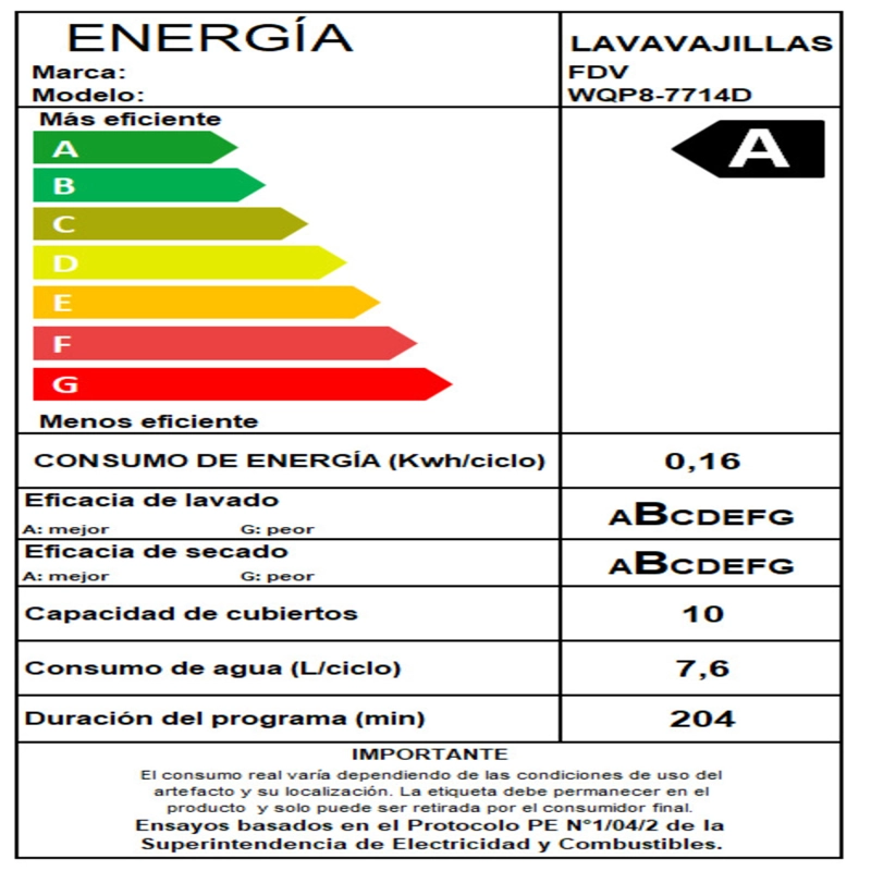 LAVAVAJILLAS FDV SMART IT 10C 2.0 - 9