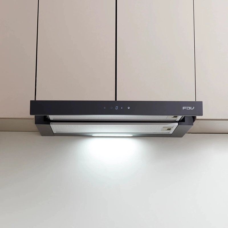 Campana Bajo Mueble City Black Touch 60 cm 452 m3/h FDV - 2