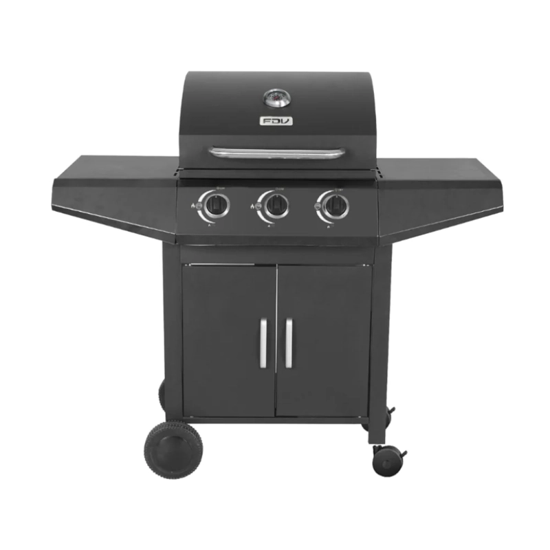 PARRILLA GAS ESSENCE BLACK 3Q FDV - 1