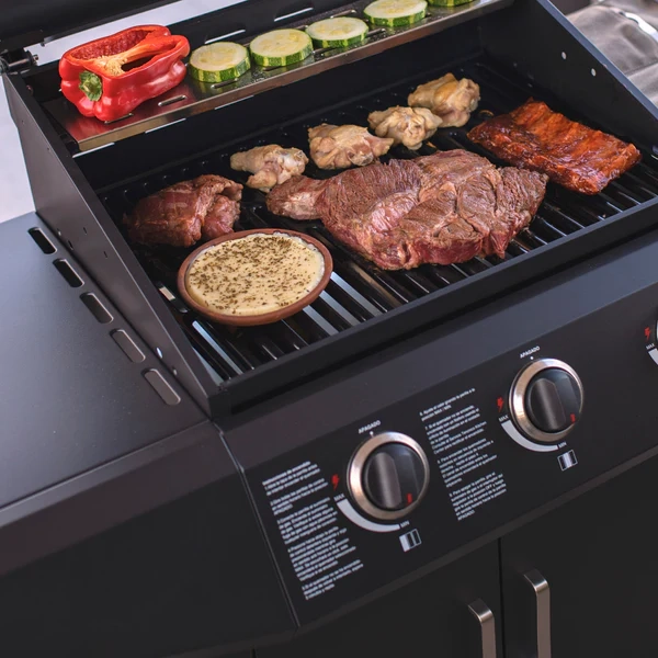 PARRILLA GAS ESSENCE BLACK 3Q FDV - 5