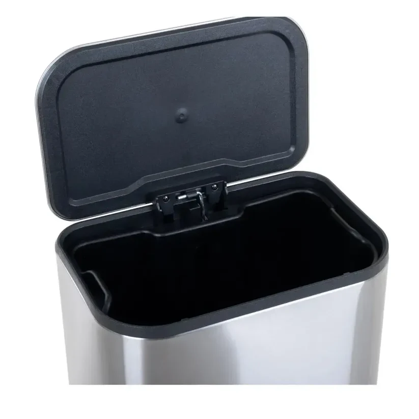 BASURERO 30L CON PEDAL MATE Y ANTI HUELLAS SIMPLE COOK - 7