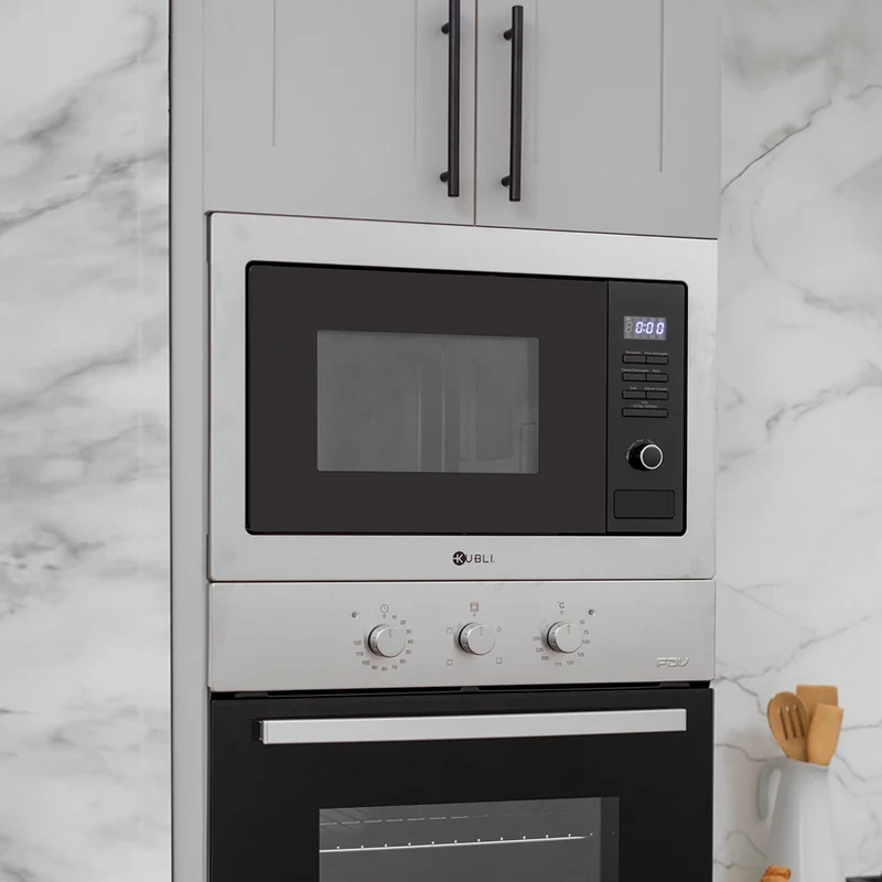 MICROONDAS EMPOTRADO NEU INOX 23 LTS KUBLI