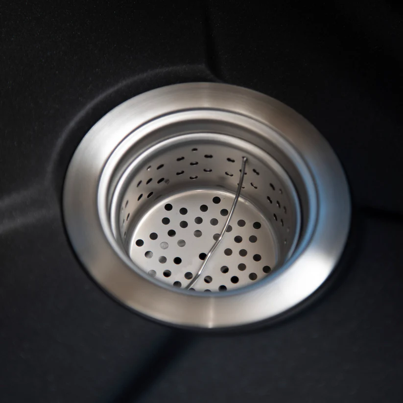 LAVAPLATOS SMART WASH GRANITO NEGRO + GRIFERIA FDV DELUXE - 8