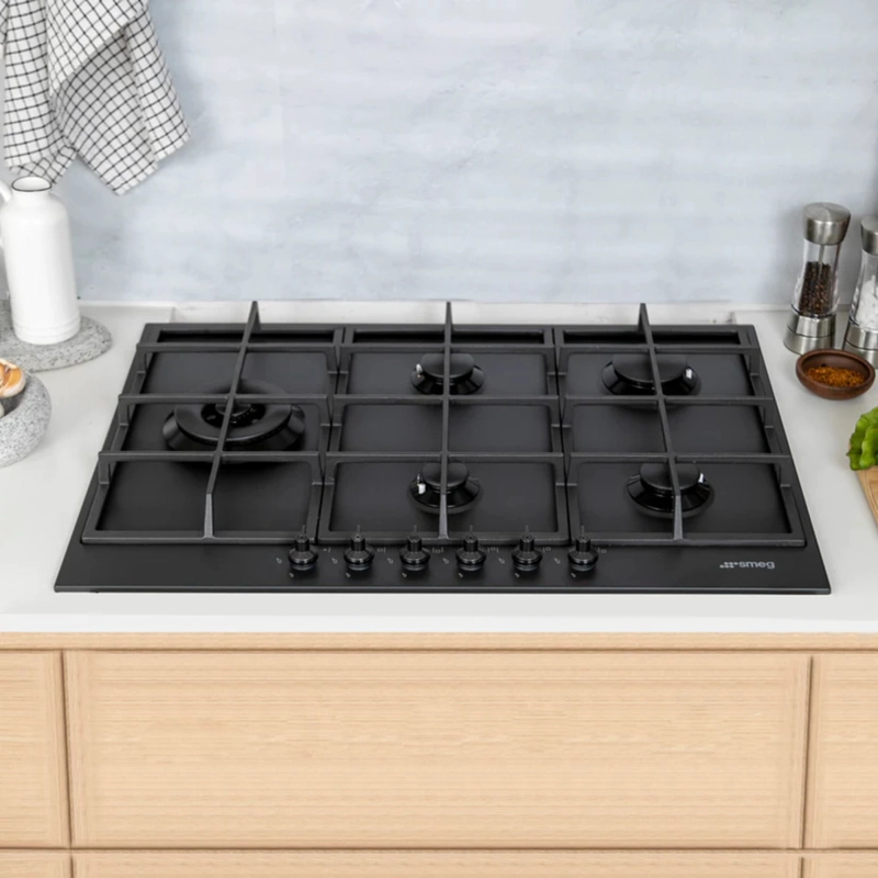 ENCIMERA GAS 70-75CM 5Q PX375LMB SMEG - 6
