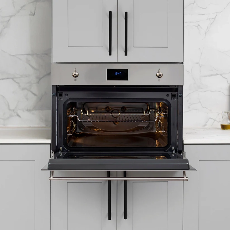 HORNO MICROONDAS COMPACTO 45CM SO4301M0X SMEG - 6