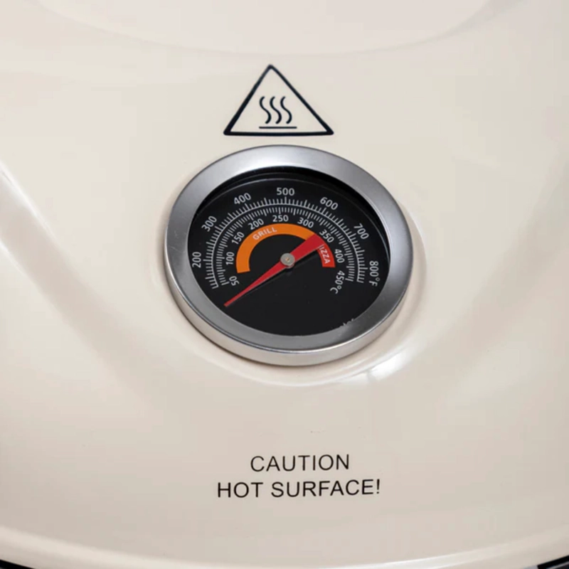 HORNO PIZZA CONTROL DUAL DE TEMPERATURA NAPOLES CREMA FDV - 4