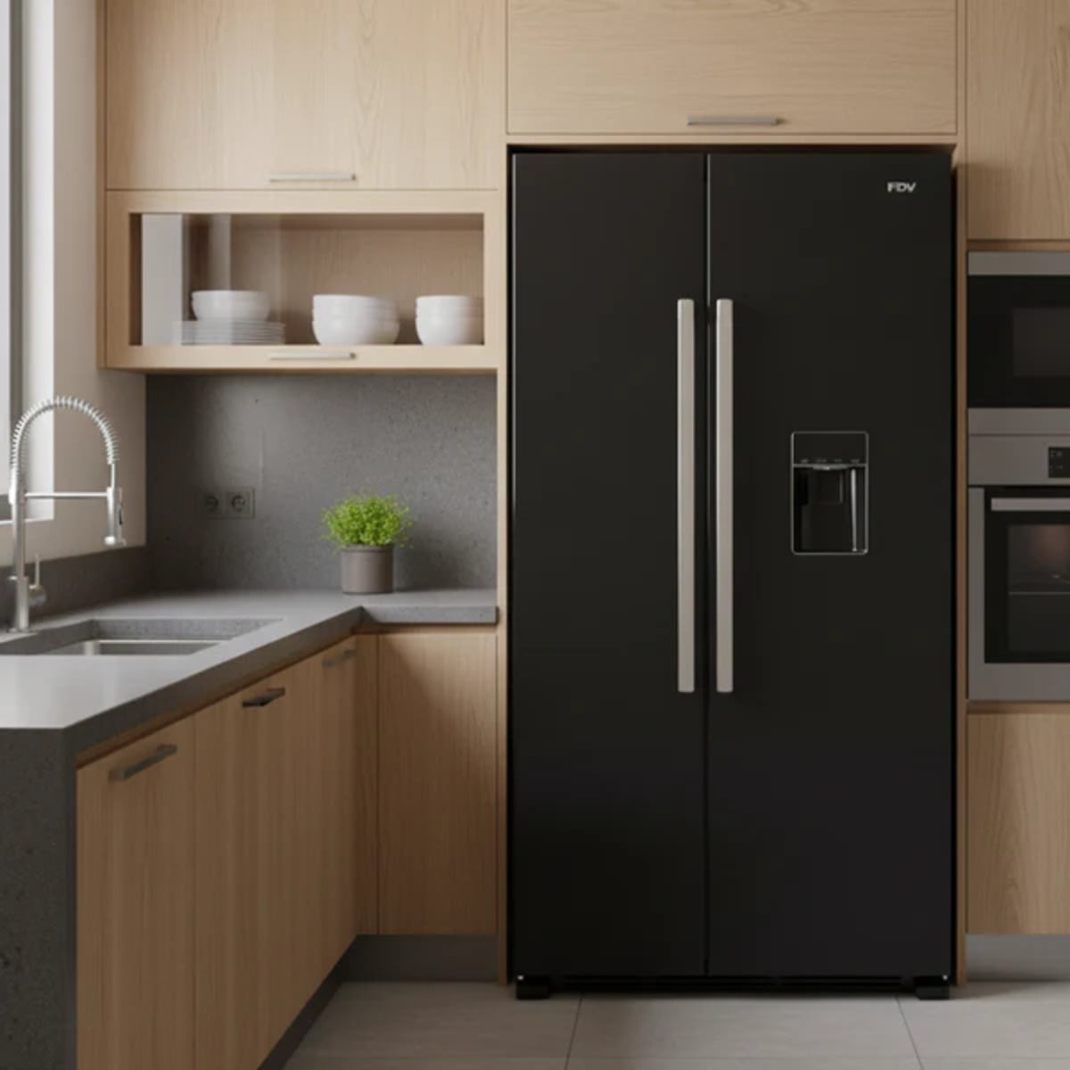 Refrigerador Side by Side 518 L Elite Black FDV - 4