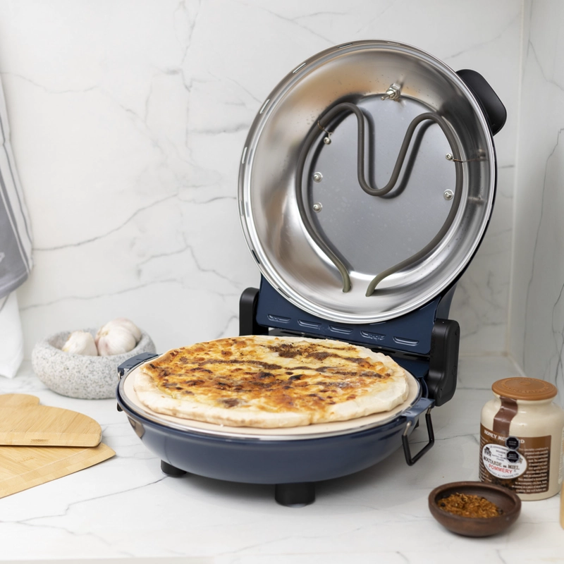 HORNO PIZZA CONTROL DUAL DE TEMPERATURA NAPOLES AZUL FDV - 4
