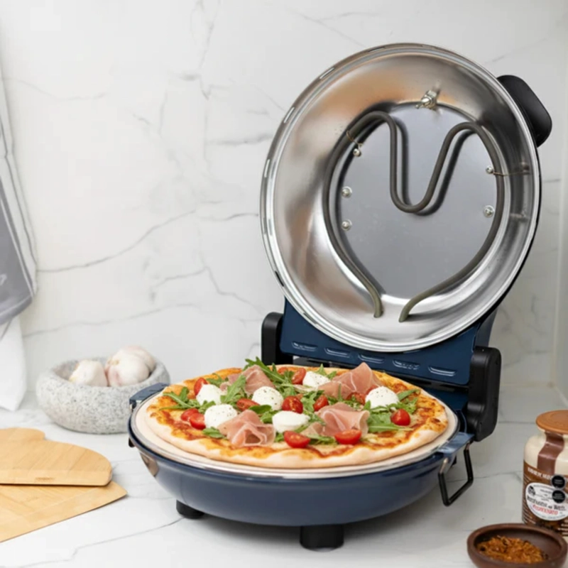 HORNO  PIZZA CONTROL DUAL DE TEMPERATURA NAPOLES AZUL FDV - 4