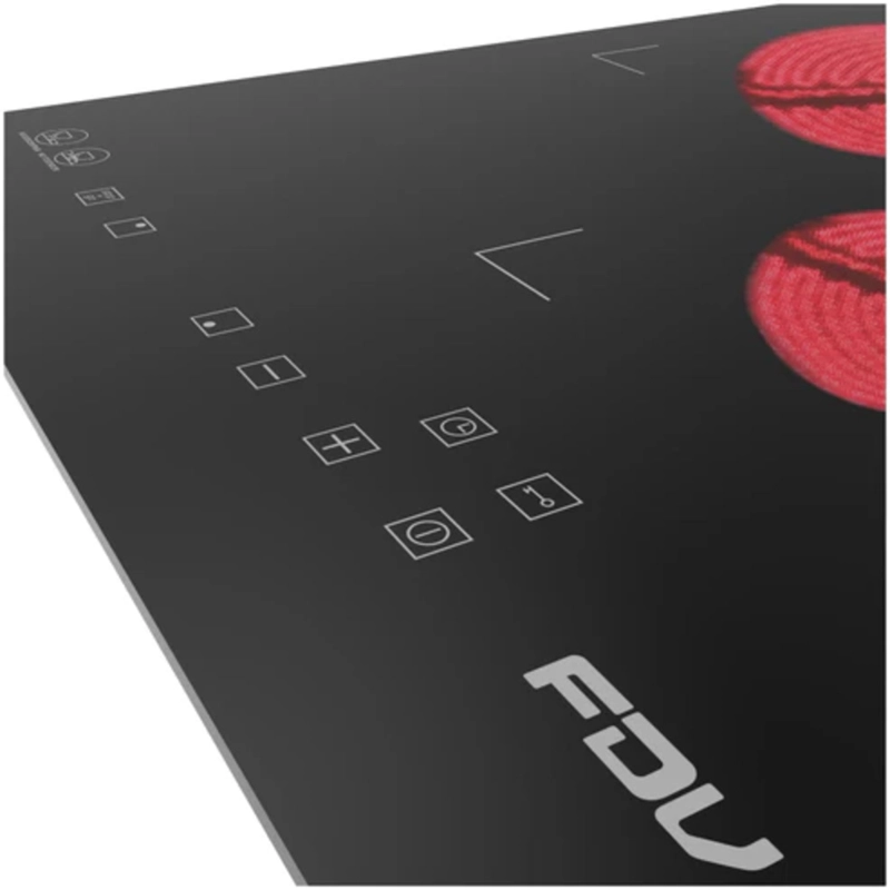 Encimera Vitrocerámica 2 Black 2 Quemadores 35 cm FDV - 5
