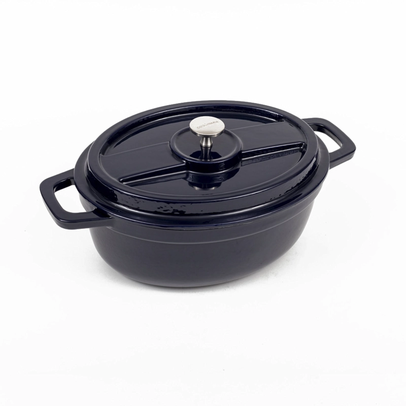 OLLA DE HIERRO FUNDIDO AZUL 4,1 LTS COQUINARIA - 6
