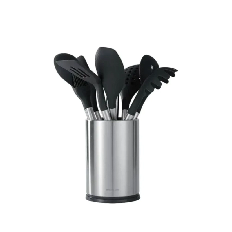 SET DE UTENSILIOS CUISINE NEGRO 10PZS SIMPLE COOK - 1