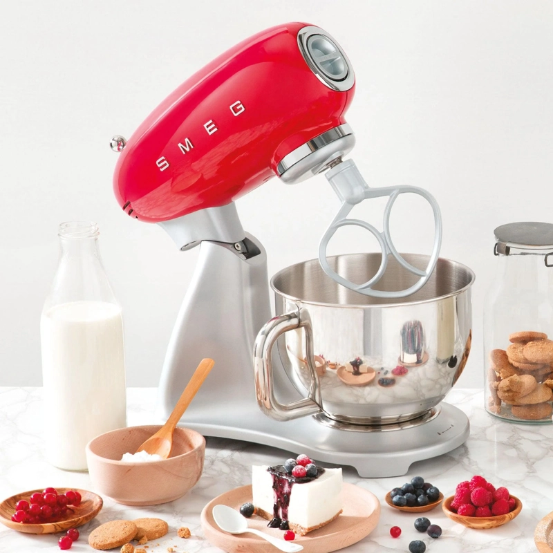 BATIDORA SMEG STAND MIXER ROJO - 4
