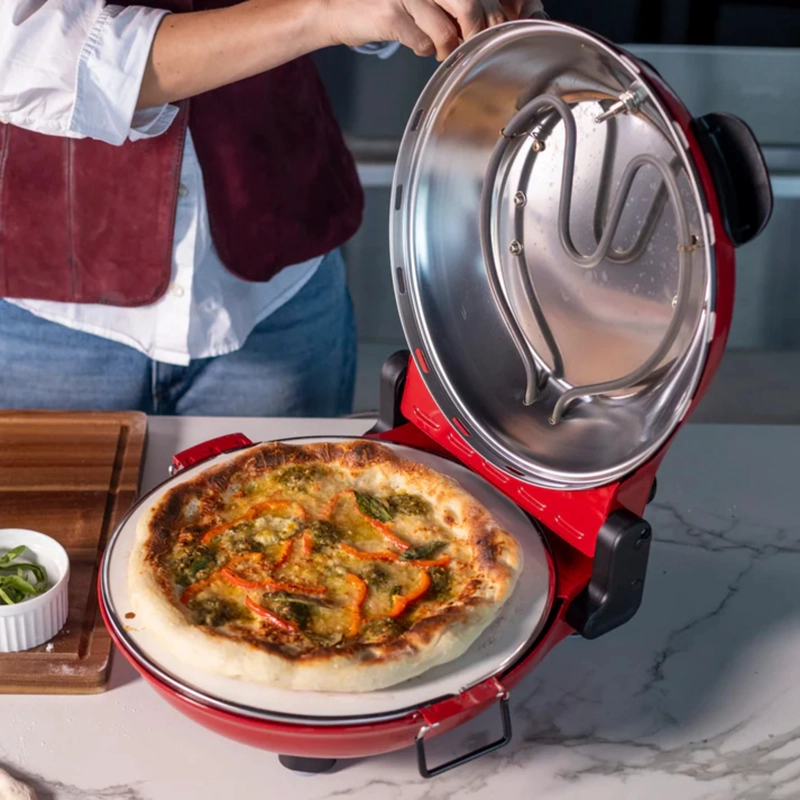 HORNO ELE CTRICO PARA PIZZA RAVELLO ROJO FDV - 3