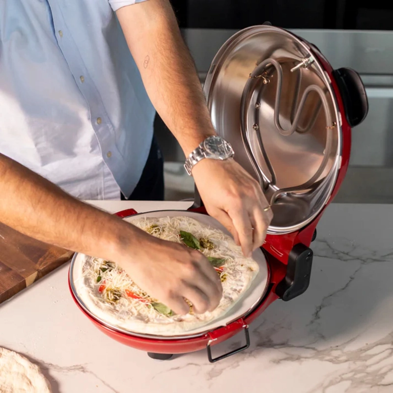 HORNO ELE CTRICO PARA PIZZA RAVELLO ROJO FDV - 5