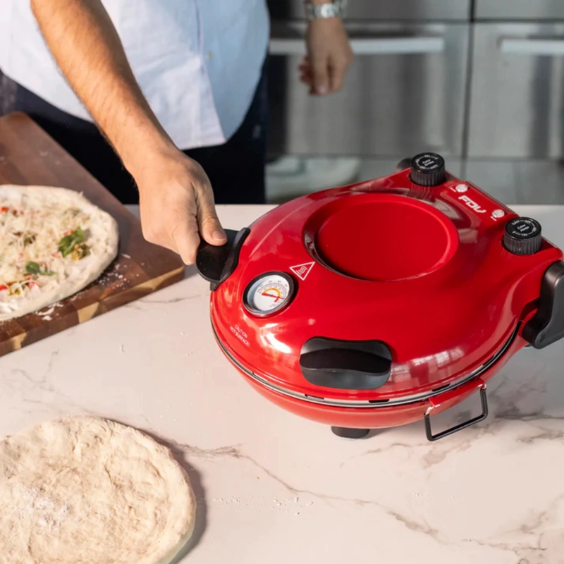 HORNO ELE CTRICO PARA PIZZA RAVELLO ROJO FDV - 7