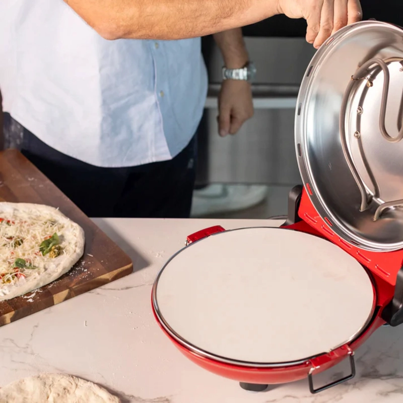 HORNO ELE CTRICO PARA PIZZA RAVELLO ROJO FDV - 9