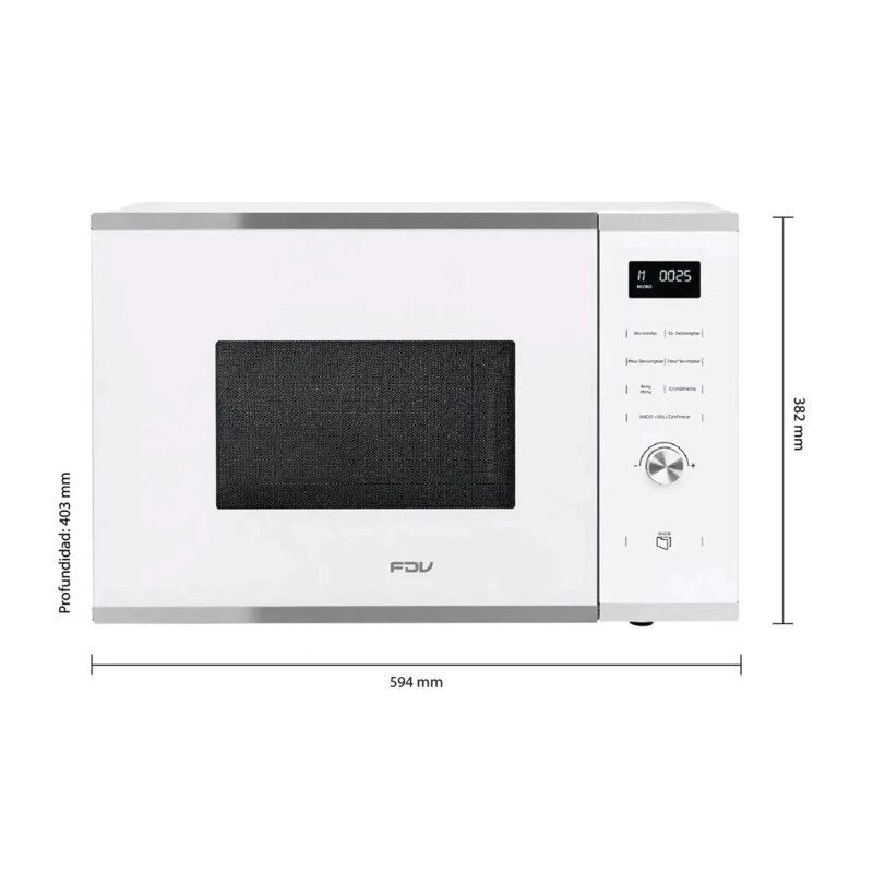 MICROONDAS FDV DELUXE WHITE PRO - 2