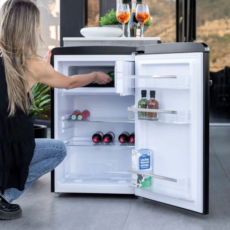 FRIGOBAR TUNDRA NEGRO MATE 112L FDV - 8