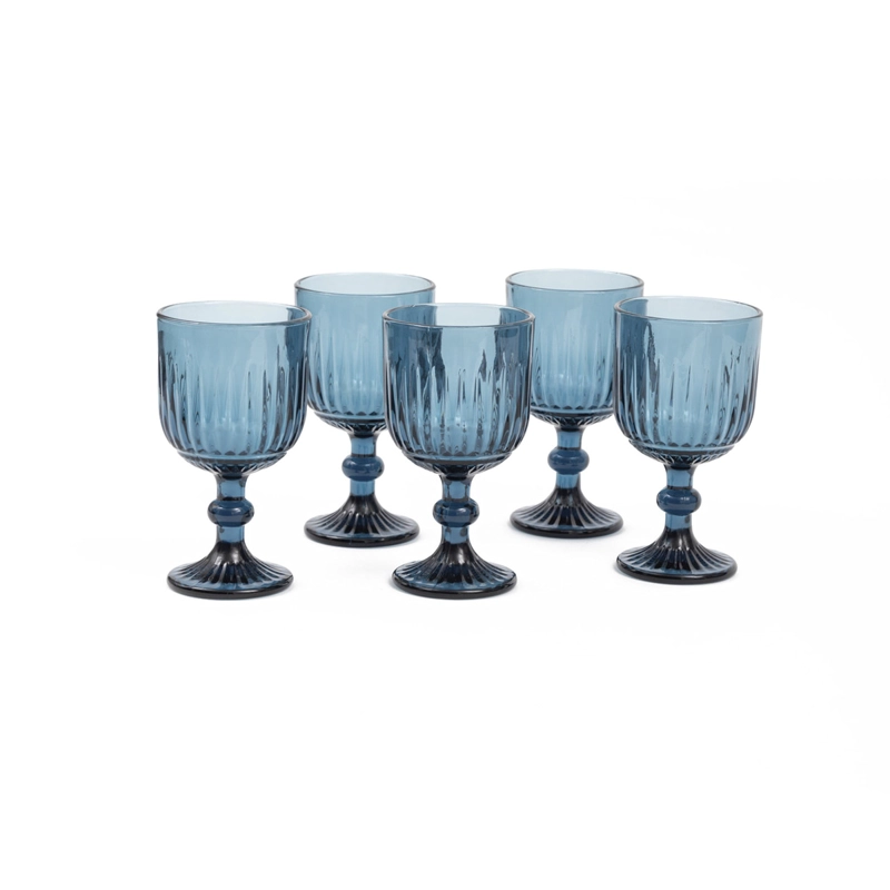 SET X6 COPAS DE VIDRIO COQUINARIA PREMIUM PARA VINO 400ML - 5