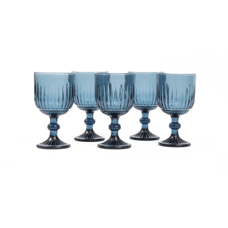 SET X6 COPAS DE VIDRIO COQUINARIA PREMIUM PARA VINO 400ML - 7