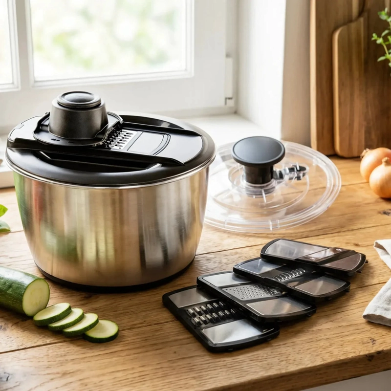 CENTRIFUGADOR Y MANDOLINA PARA VERDURAS SIMPLE COOK - 2