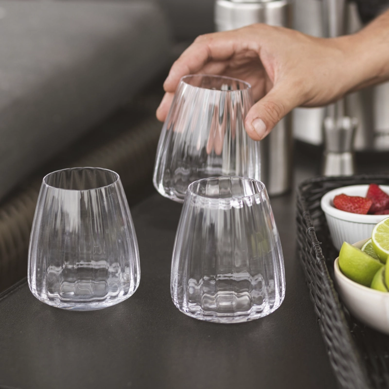 SET X6 VASOS DE VIDRIO PRISMA COQUINARIA 390ML - 2