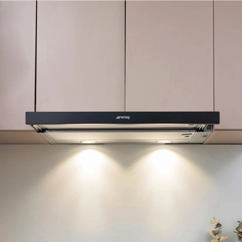 CAMPANA EXTRAIBLE SMEG BLACK 60 CM 620 M3/H - 2