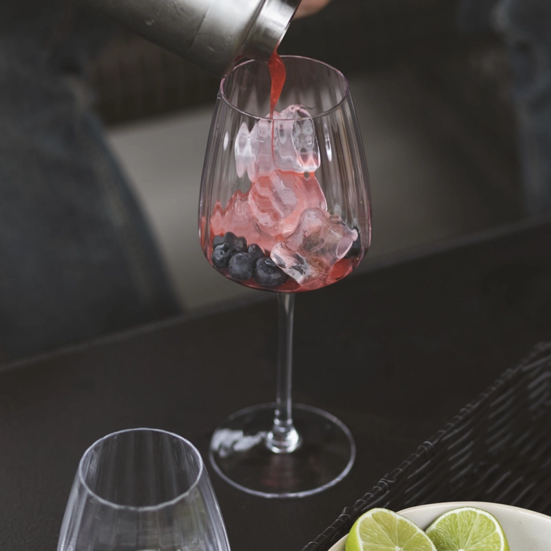 SET X6 COPA DE VIDRIO PRISMA COQUINARIA 495ML - 7