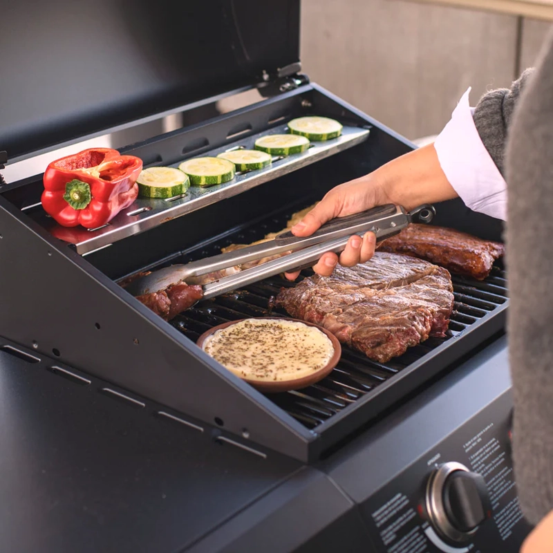 PARRILLA GAS ESSENCE BLACK 3Q FDV - 4