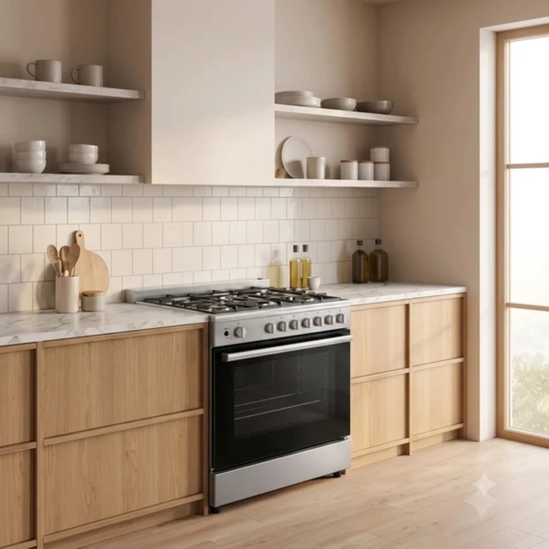 COCINA A GAS LICUADO FREESTANDING VULCANO 5 QUEMADORES FDV - 9